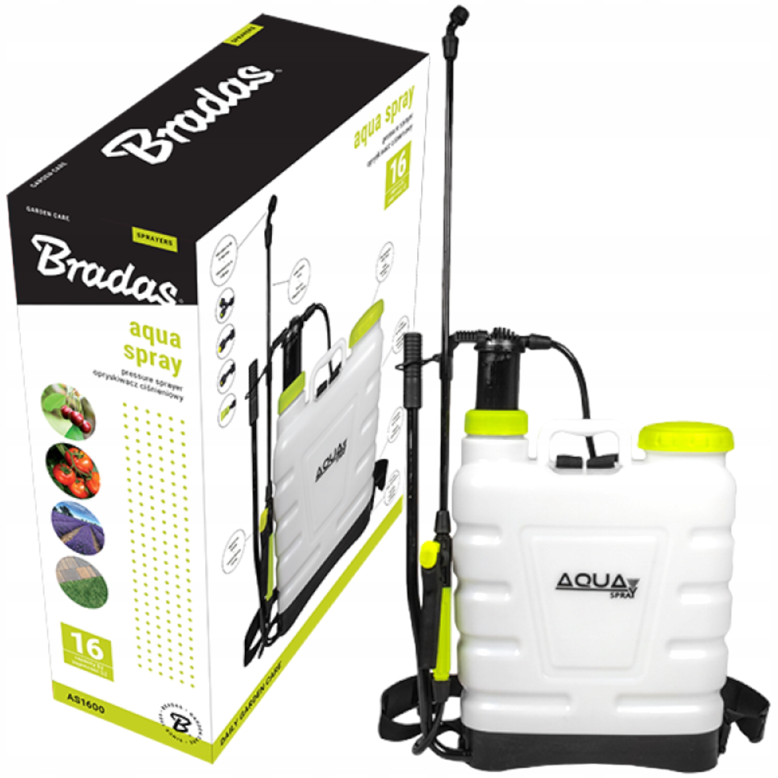 Bradas ručný postrekovač 16 l